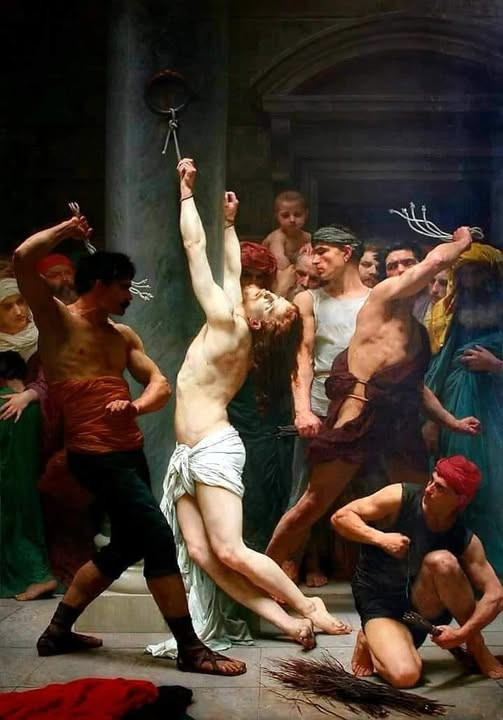 William-Adolphe Bouguereau, Flagellazione di Cristo, 1880, Musées d'art et d'histoire de la Rochelle